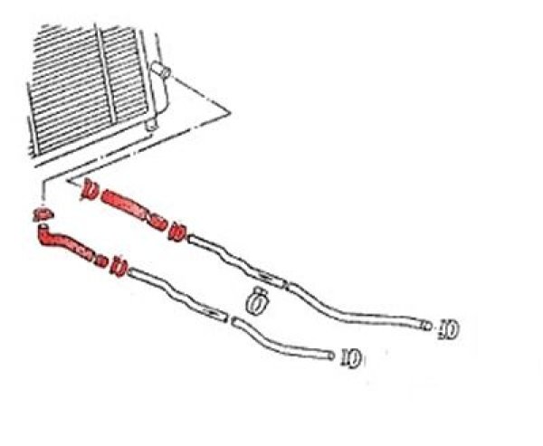 画像2: ラジエーター冷却ホースキット(左右)/T3 (2)