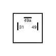 画像2: インジケーター/ハザードリレー　12V（3pin）/ゴルフ2 (2)